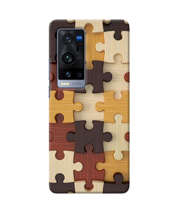 Wooden puzzle Vivo X60 Pro Plus Back Cover