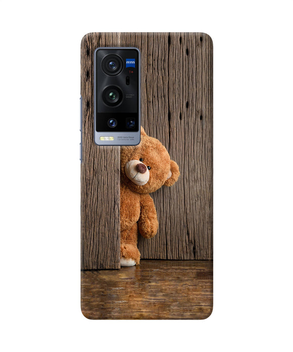 Teddy wooden Vivo X60 Pro Plus Back Cover