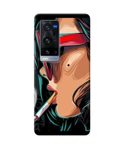 Smoking girl Vivo X60 Pro Plus Back Cover