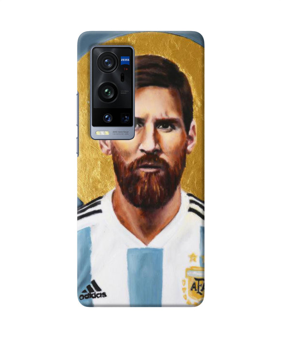 Messi face Vivo X60 Pro Plus Back Cover