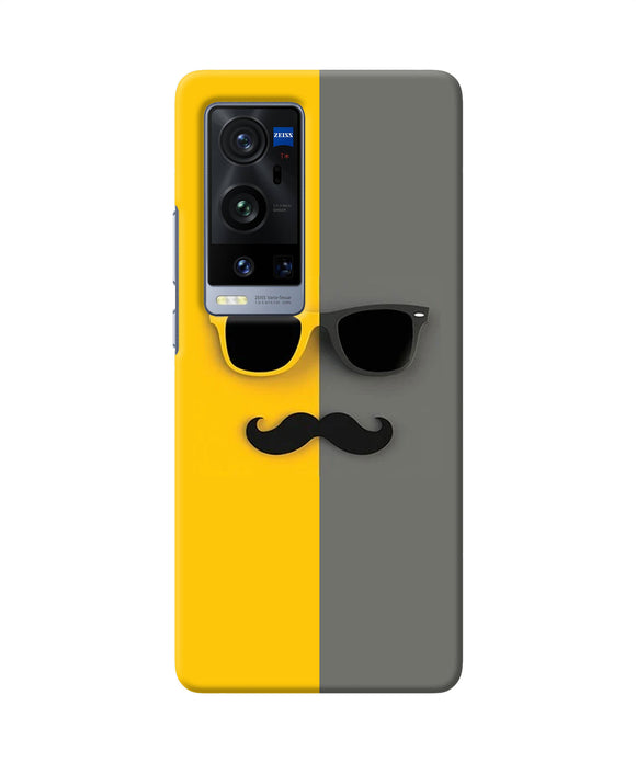 Mustache glass Vivo X60 Pro Plus Back Cover