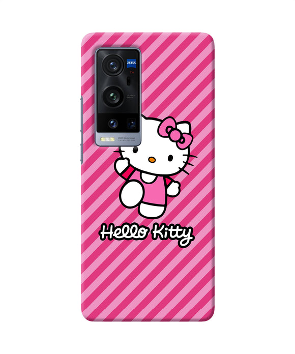 Hello kitty pink Vivo X60 Pro Plus Back Cover