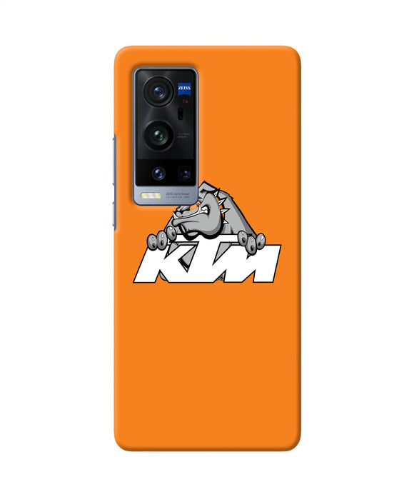 KTM dog logo Vivo X60 Pro Plus Back Cover