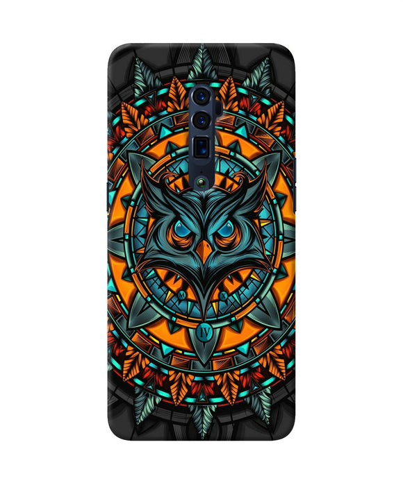 Angry Owl Art Oppo Reno 10x Zoom Back Cover