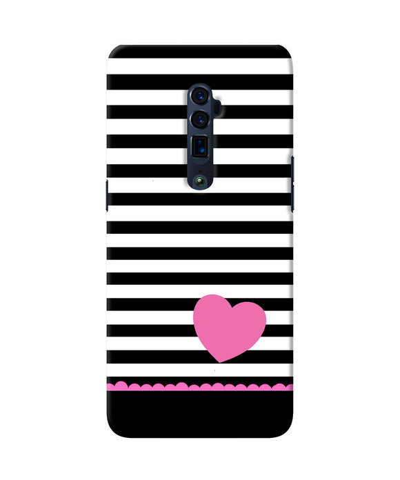 Abstract heart Oppo Reno 10x Zoom Back Cover