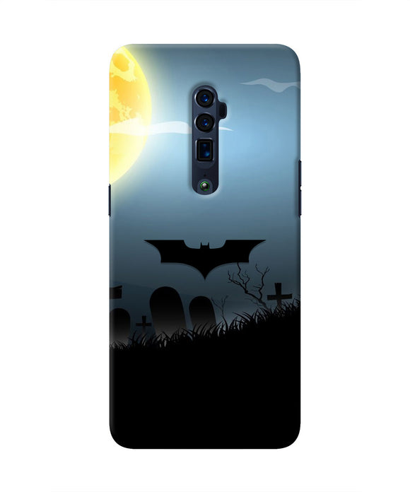 Batman Scary cemetry Oppo Reno 10x Zoom Real 4D Back Cover