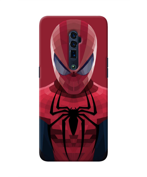 Spiderman Art Oppo Reno 10x Zoom Real 4D Back Cover