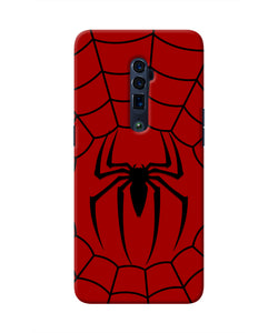 Spiderman Web Oppo Reno 10x Zoom Real 4D Back Cover