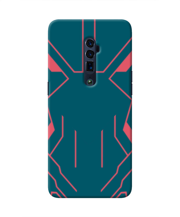 Superman Techno Oppo Reno 10x Zoom Real 4D Back Cover