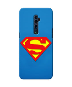 Superman Blue Oppo Reno 10x Zoom Real 4D Back Cover