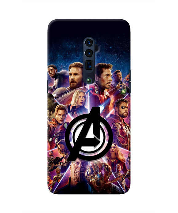 Avengers Superheroes Oppo Reno 10x Zoom Real 4D Back Cover