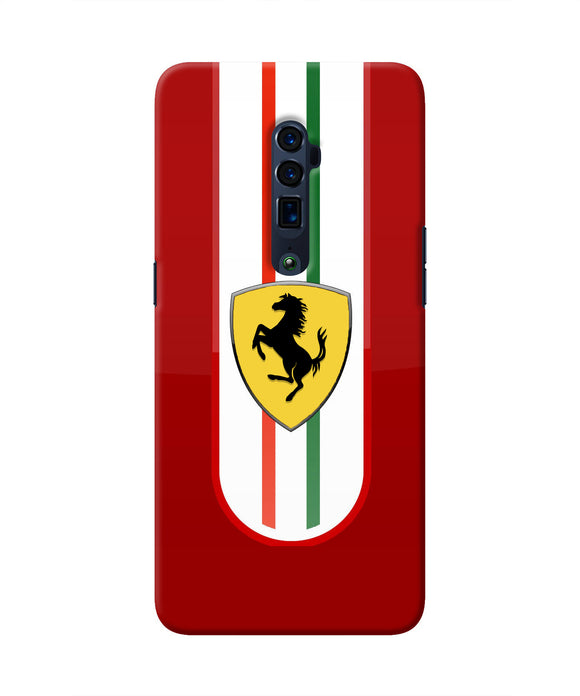 Ferrari Art Oppo Reno 10x Zoom Real 4D Back Cover