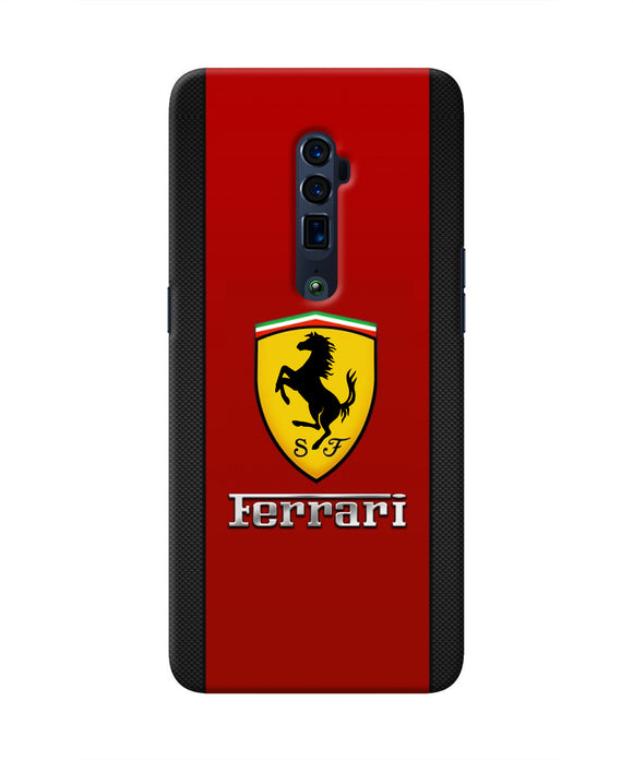 Ferrari Abstract Oppo Reno 10x Zoom Real 4D Back Cover