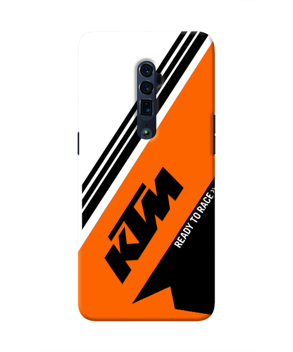 KTM Abstract Oppo Reno 10x Zoom Real 4D Back Cover