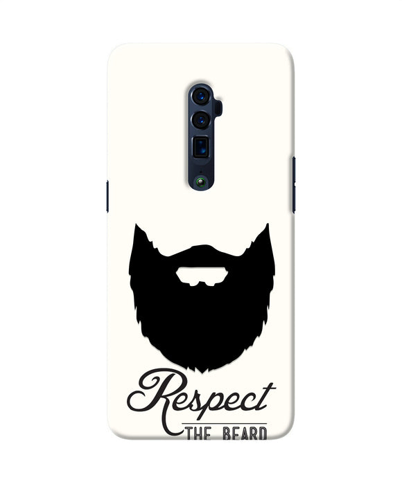 Respect the Beard Oppo Reno 10x Zoom Real 4D Back Cover