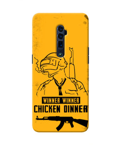 PUBG Chicken Dinner Oppo Reno 10x Zoom Real 4D Back Cover