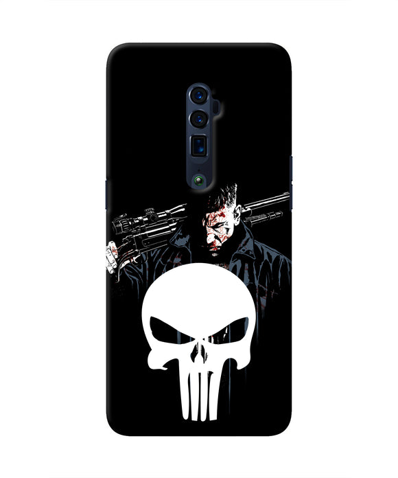 Punisher Character Oppo Reno 10x Zoom Real 4D Back Cover