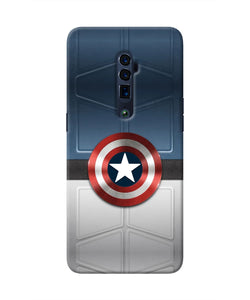 Captain America Suit Oppo Reno 10x Zoom Real 4D Back Cover