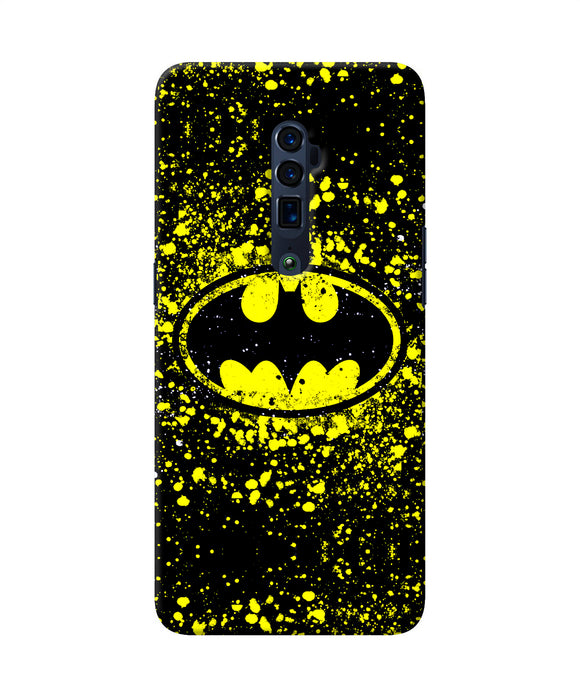 Batman last knight print yellow Oppo Reno 10x Zoom Back Cover