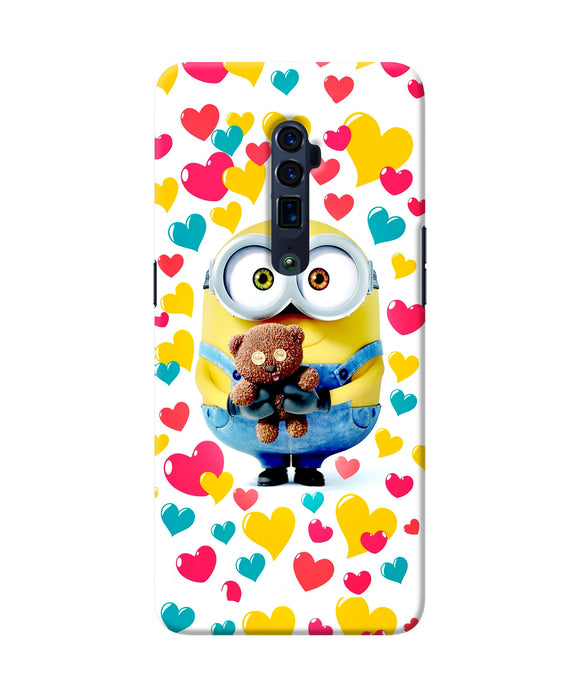 Minion teddy hearts Oppo Reno 10x Zoom Back Cover