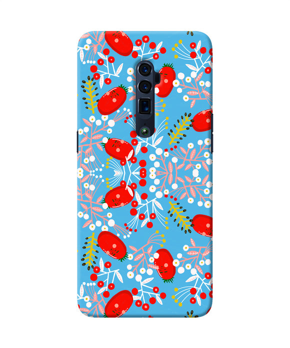 Small red animation pattern Oppo Reno 10x Zoom Back Cover