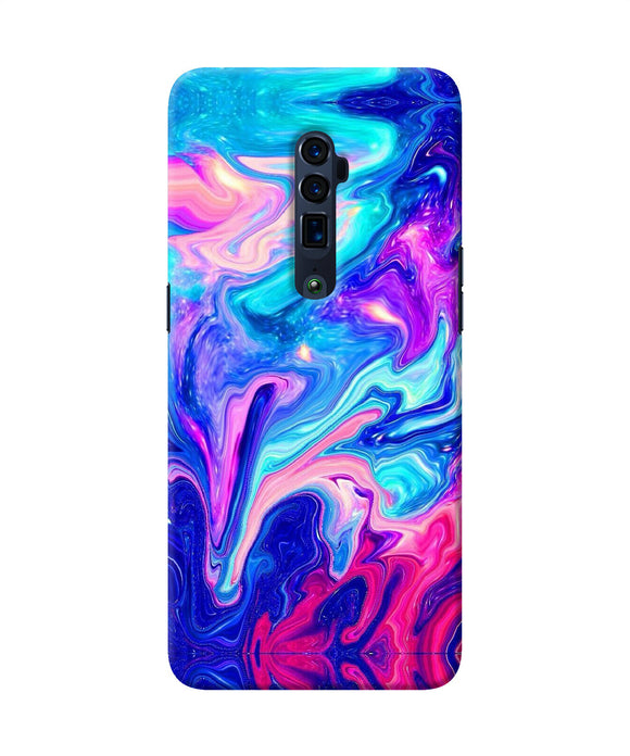 Abstract colorful water Oppo Reno 10x Zoom Back Cover