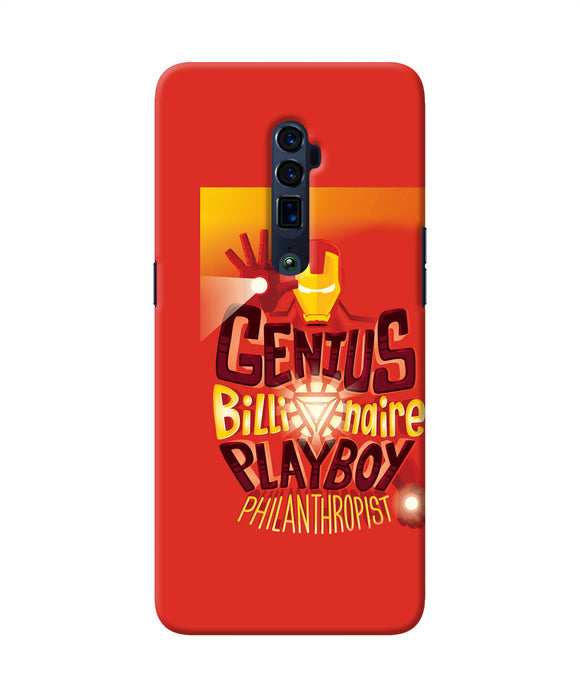 Ironman quote Oppo Reno 10x Zoom Back Cover