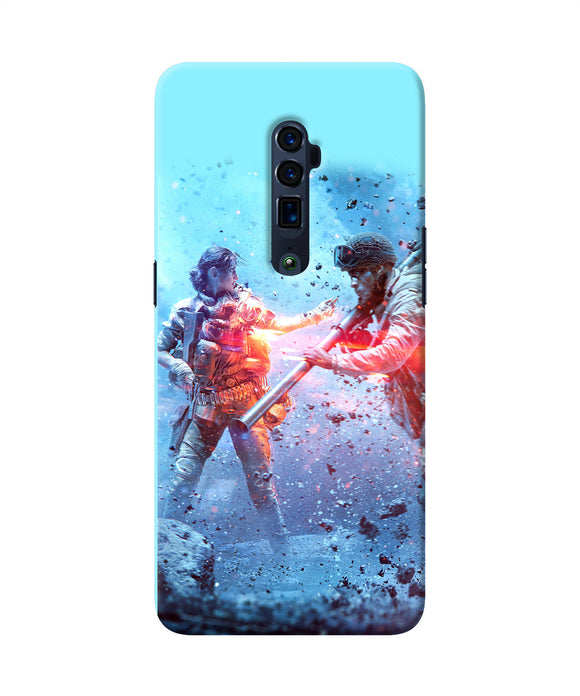Pubg water fight Oppo Reno 10x Zoom Back Cover