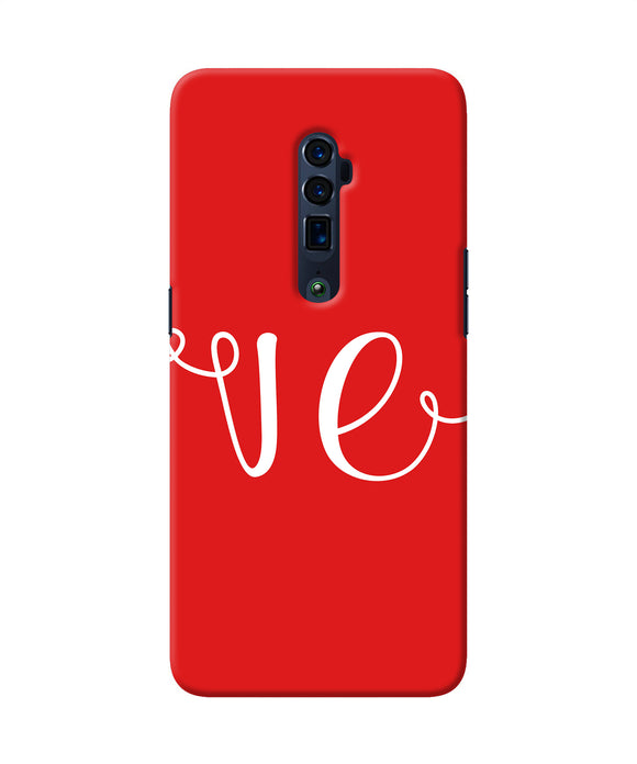 Love two Oppo Reno 10x Zoom Back Cover