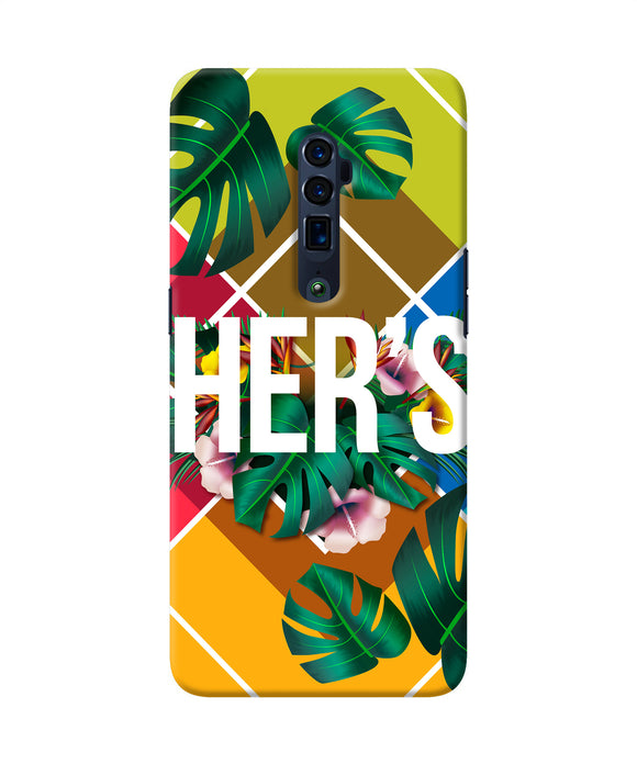 His her two Oppo Reno 10x Zoom Back Cover