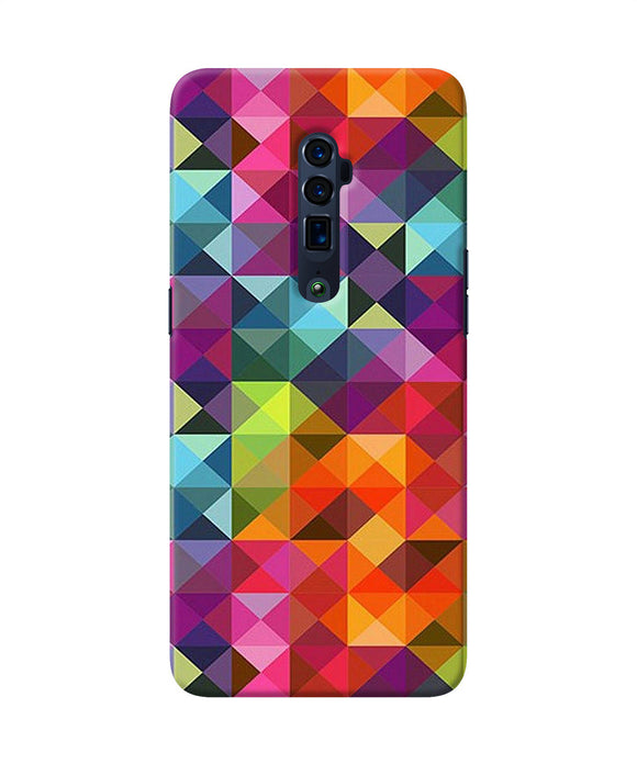 Abstract triangle pattern Oppo Reno 10x Zoom Back Cover