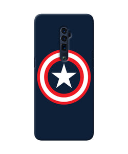 Captain america logo Oppo Reno 10x Zoom Back Cover