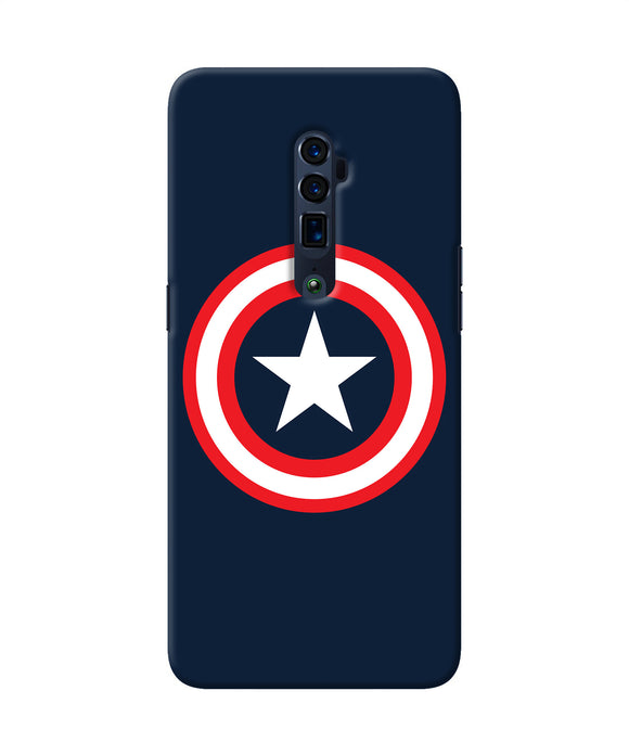 Captain america logo Oppo Reno 10x Zoom Back Cover