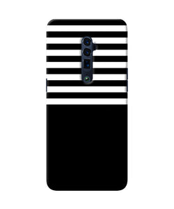 Black and white print Oppo Reno 10x Zoom Back Cover