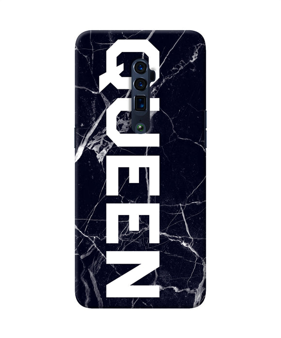 Queen marble text Oppo Reno 10x Zoom Back Cover