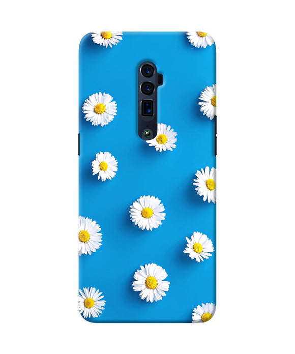 White flowers Oppo Reno 10x Zoom Back Cover