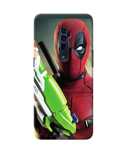 Deadpool funny gun Oppo Reno 10x Zoom Back Cover