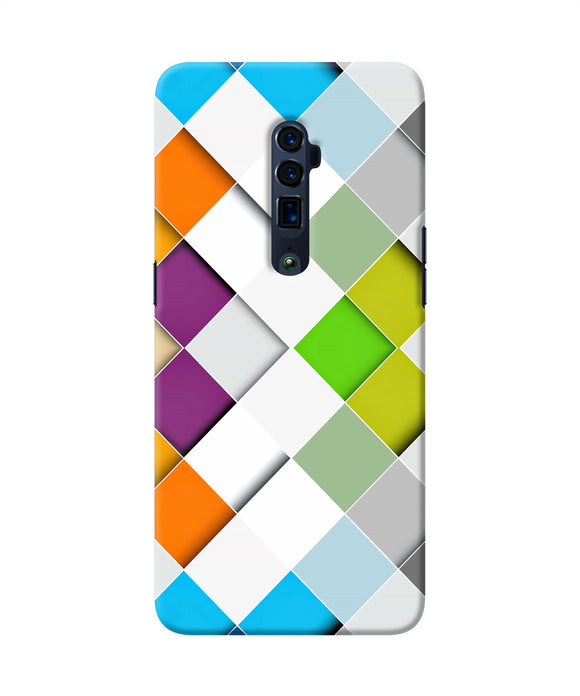 Abstract color box Oppo Reno 10x Zoom Back Cover