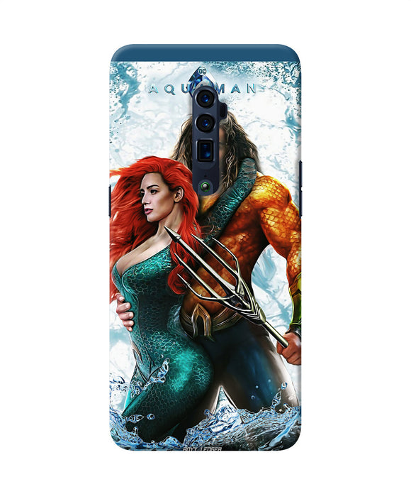 Aquaman couple water Oppo Reno 10x Zoom Back Cover