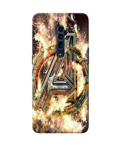 Avengers burning logo Oppo Reno 10x Zoom Back Cover