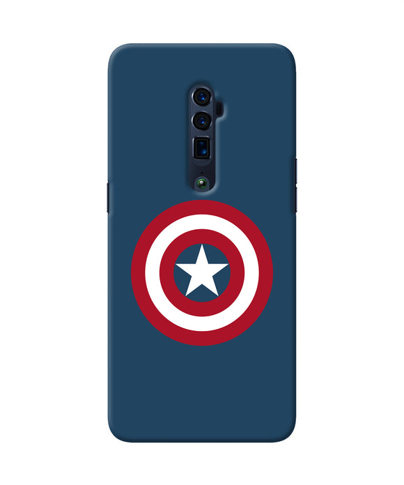 Captain america logo Oppo Reno 10x Zoom Back Cover