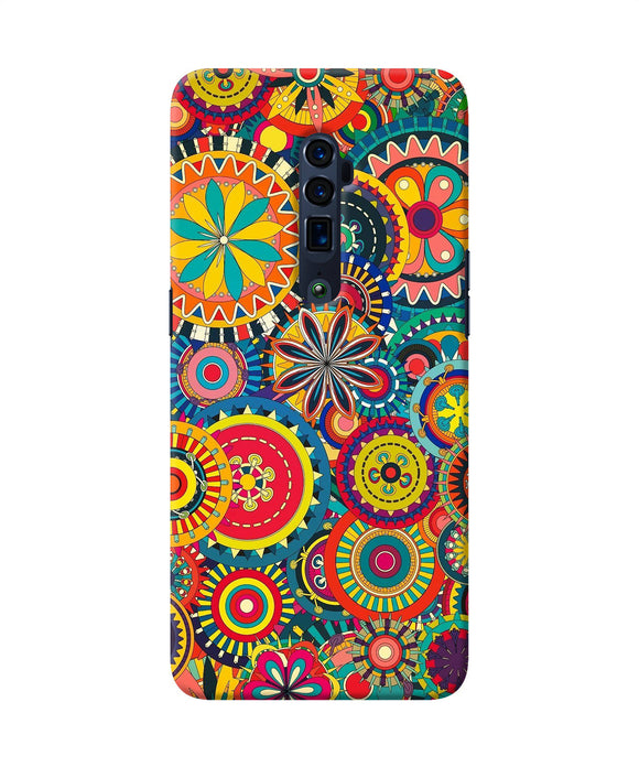 Colorful circle pattern Oppo Reno 10x Zoom Back Cover