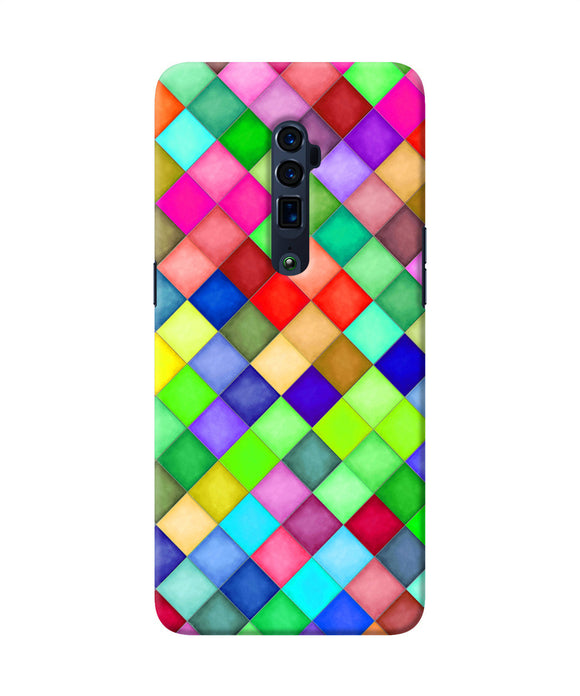 Abstract colorful squares Oppo Reno 10x Zoom Back Cover