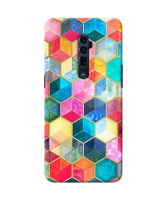 Abstract color box Oppo Reno 10x Zoom Back Cover