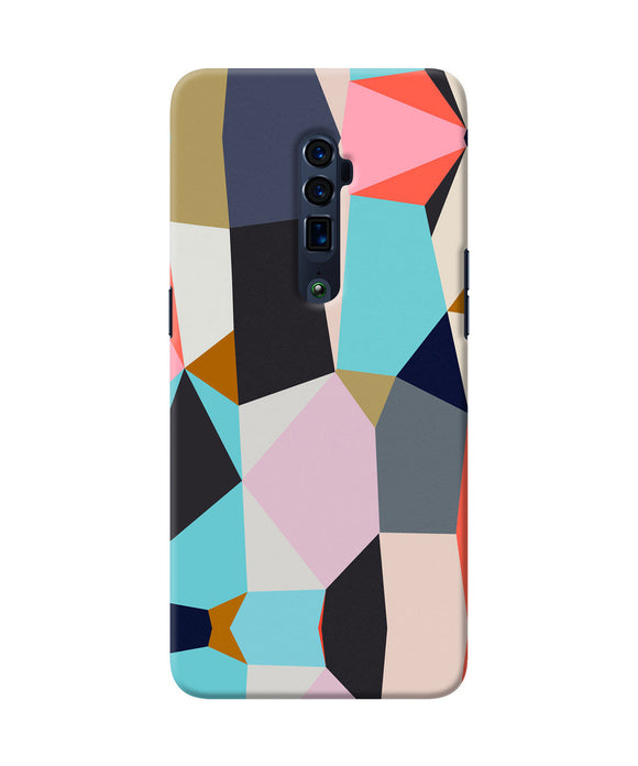 Abstract colorful shapes Oppo Reno 10x Zoom Back Cover