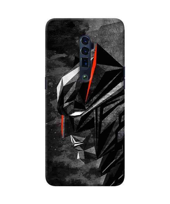 Batman black side face Oppo Reno 10x Zoom Back Cover