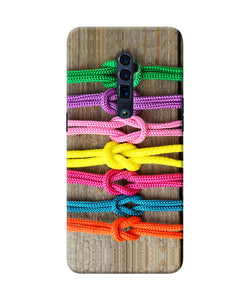 Colorful shoelace Oppo Reno 10x Zoom Back Cover