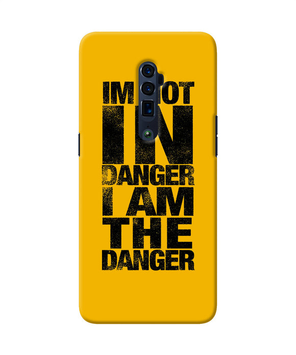Im not in danger quote Oppo Reno 10x Zoom Back Cover