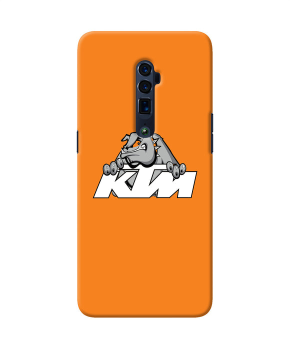 KTM dog logo Oppo Reno 10x Zoom Back Cover