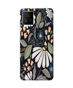 Flowers Art iQOO 7 Legend 5G Back Cover